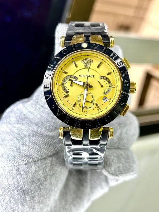 Versace Watch For Women Gold & Purple